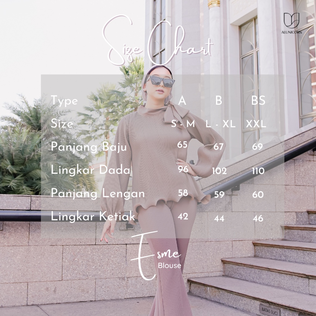 Alunicorn - Esme Blouse - Busui - Blouse Plisket