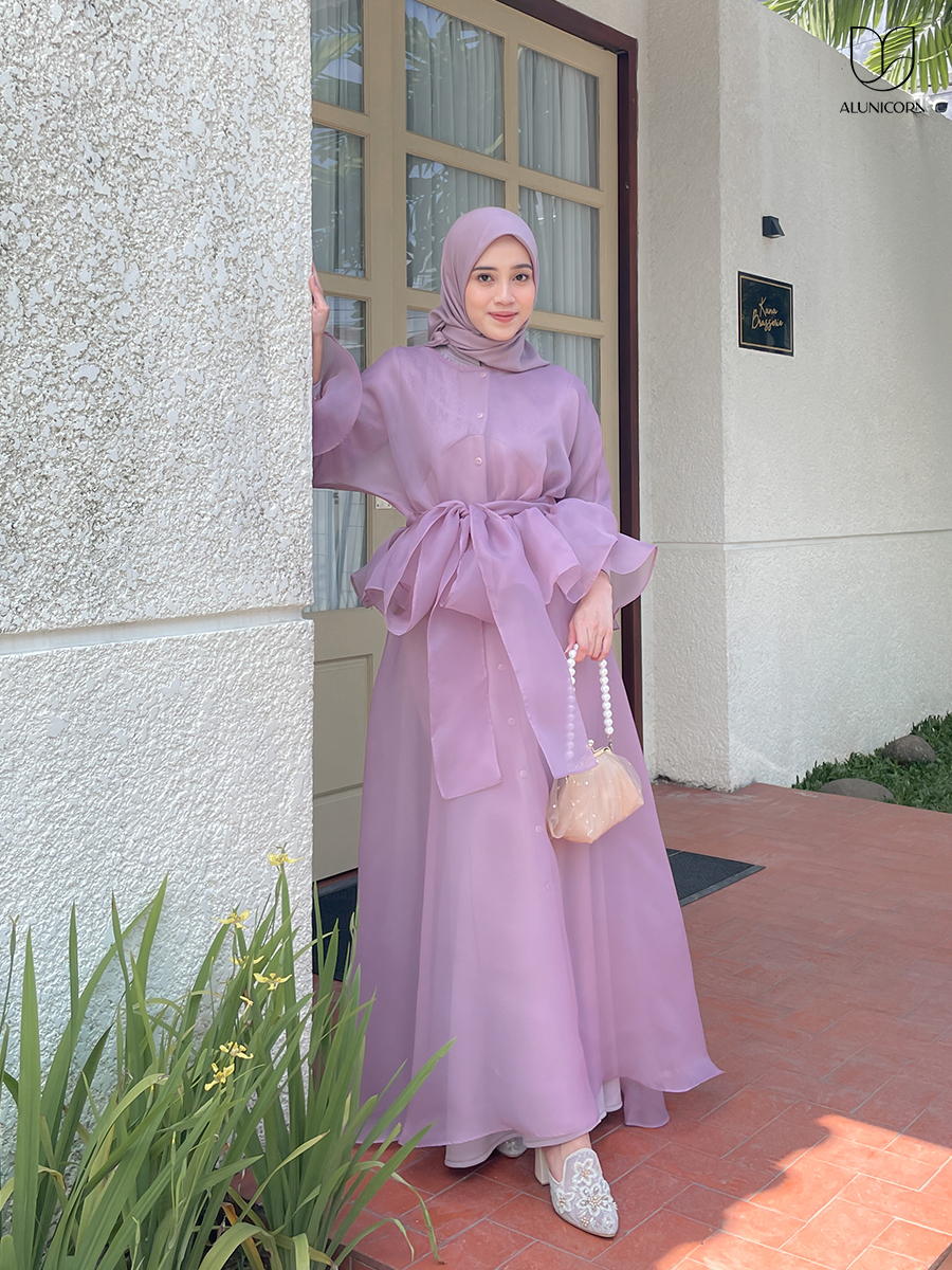 Alunicorn - Farrah Dress - Outer Wanita - Organza silk