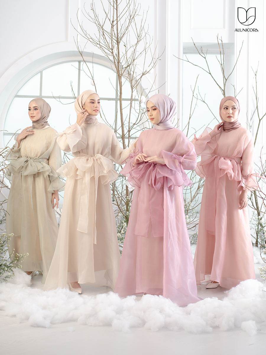 Alunicorn - Farrah Dress - Outer Wanita - Organza silk