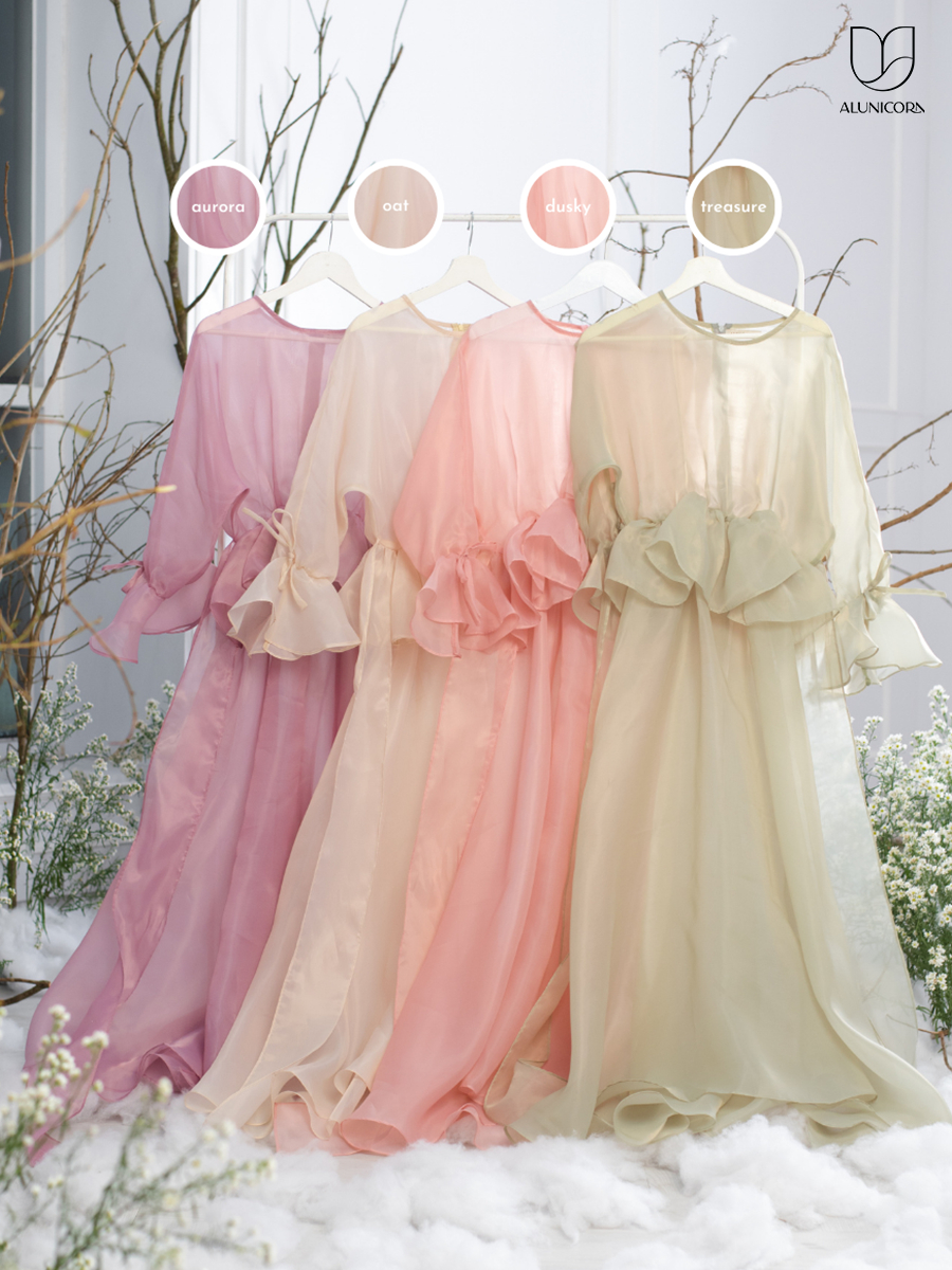 Alunicorn - Farrah Dress - Outer Wanita - Organza silk