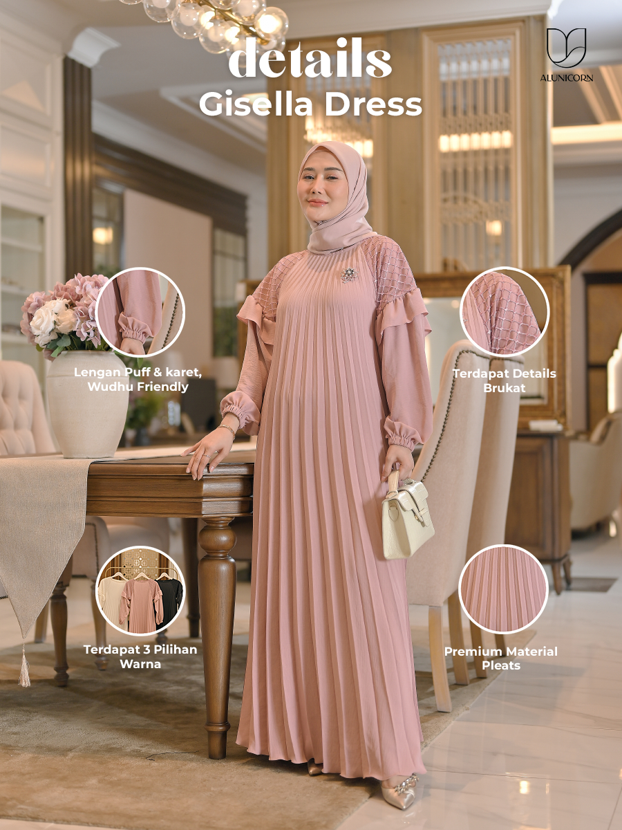 Alunicorn X Marissya Icha - Gisela Dress Mom - Dress Wanita
