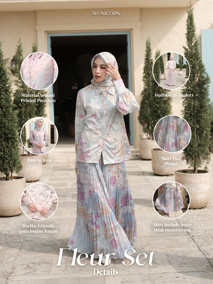 Alunicorn - Fleur set - Fleur Blouse - Fleur Skirt