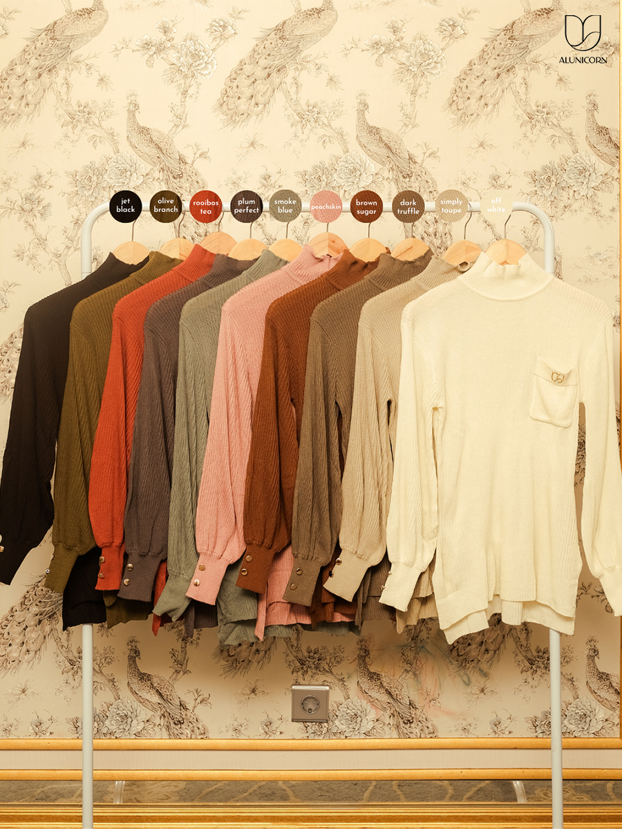 Alunicorn x Yulita - Emmy Set - Blouse - Pants - Knit Rajut