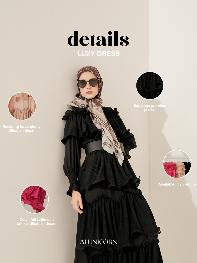 Alunicorn - Luxy Collection - Luxy Dress - Dress Plisket