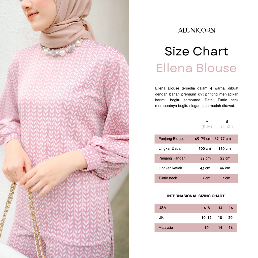 Alunicorn - Ellena Oneset - Blouse - Pants - Oneset Wanita