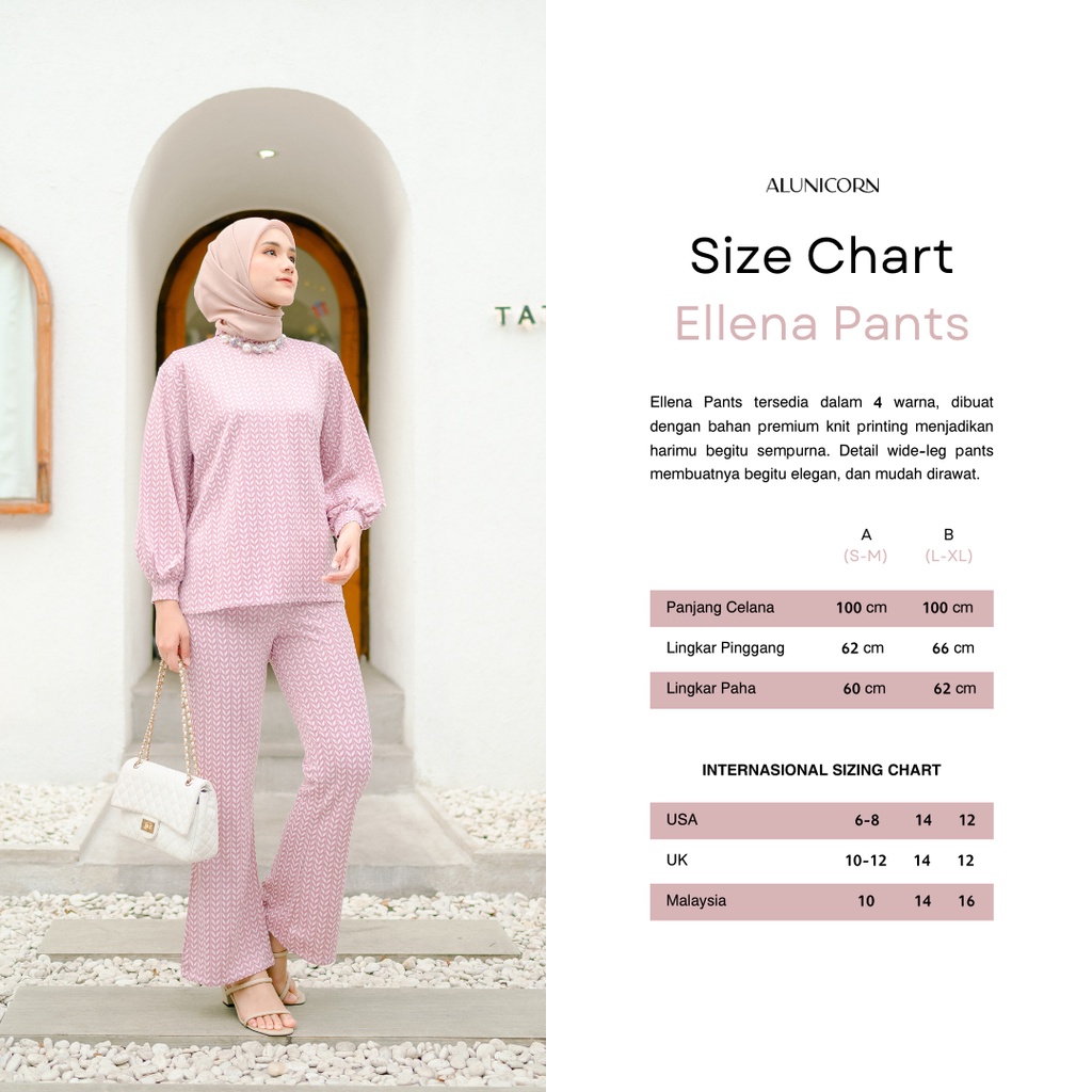 Alunicorn - Ellena Oneset - Blouse - Pants - Oneset Wanita