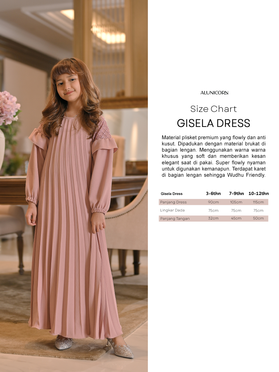 Alunicorn X Marissya Icha - Gisela Dress Kids - Dress Anak