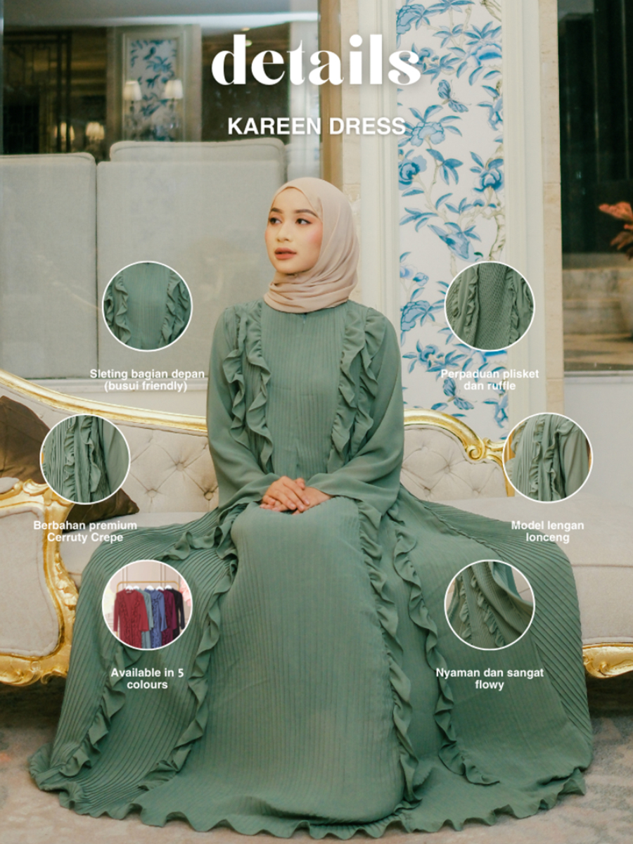 Alunicorn - Raya Gyda Series - Kareen Dress - Maxi Dress - Dewasa