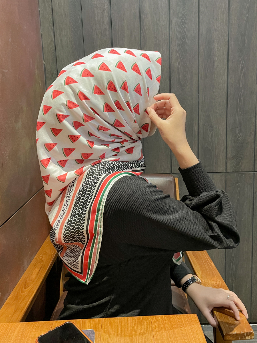 Alunicorn - Palestine Square - Square Hijab