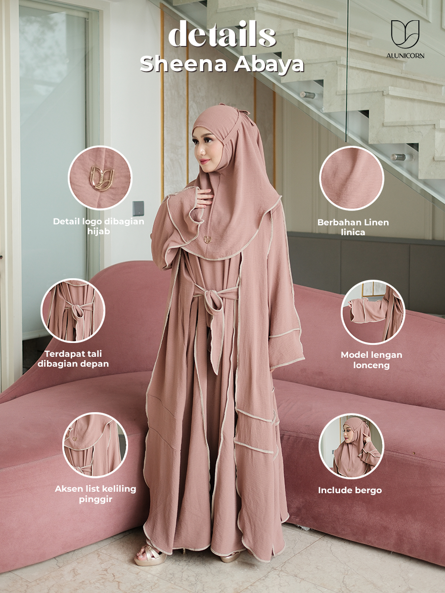 Alunicorn - Sheena Abaya Set - Abaya