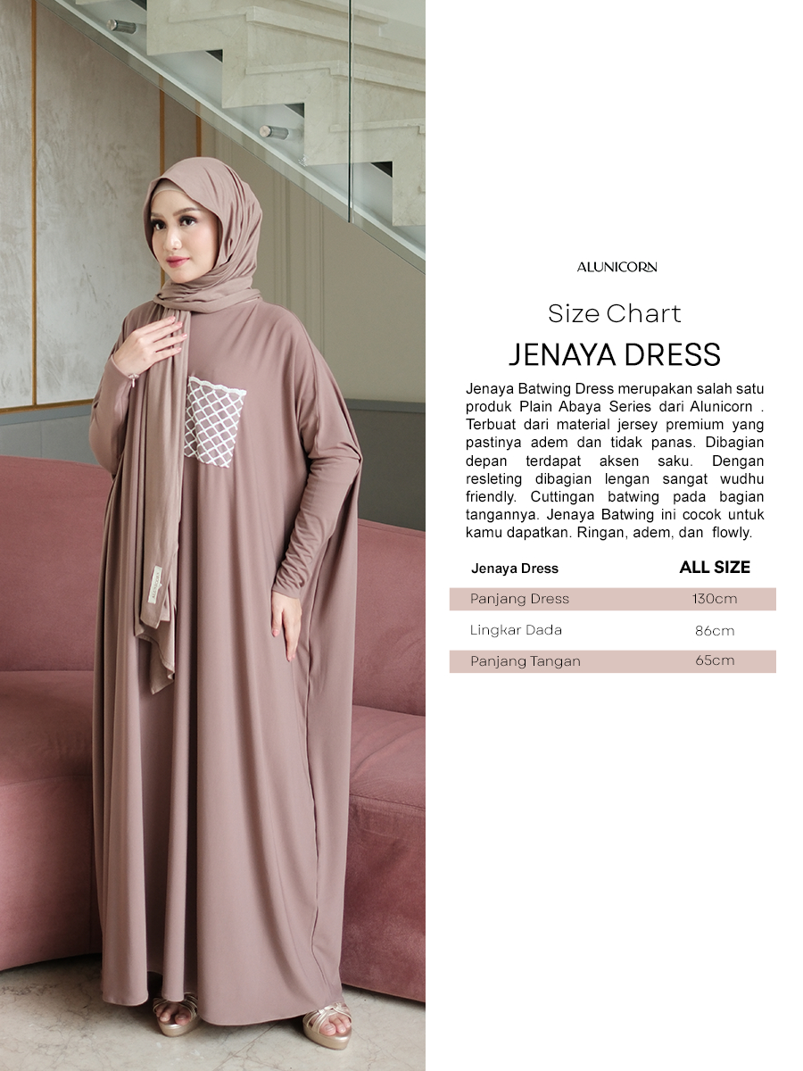 Alunicorn - Jenaya Batwing Dress - Dress jersey - Maxi Dress