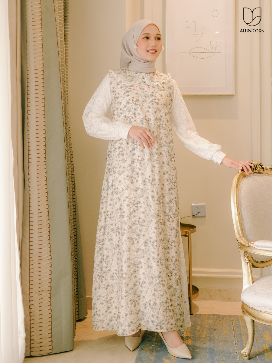 Alunicorn - Zoella Series - Chayra Dress - Pattern Dress - Maxi Dress