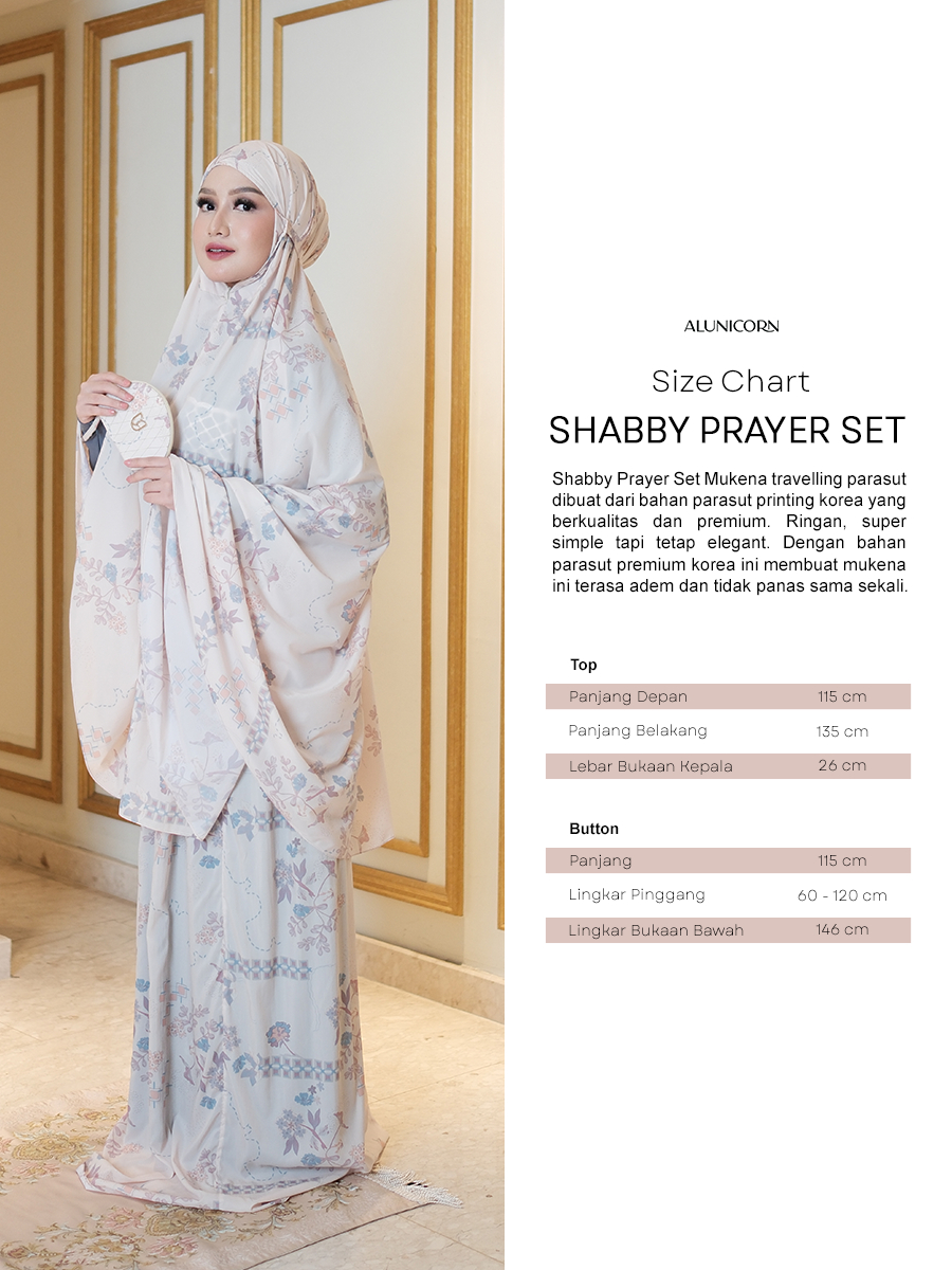 Alunicorn - Shabby Prayer Set - Mukena Travel
