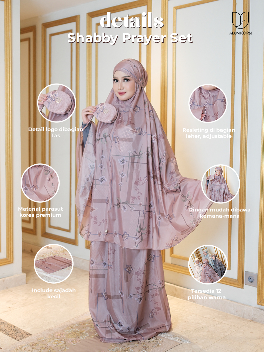 Alunicorn - Shabby Prayer Set - Mukena Travel