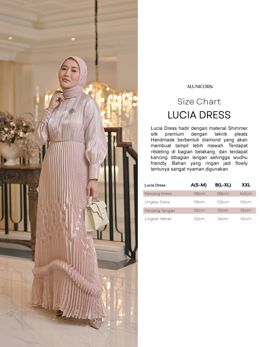 Alunicorn X Marissya Icha - Lucia Dress - Shimmer Dress - Maxi Dress