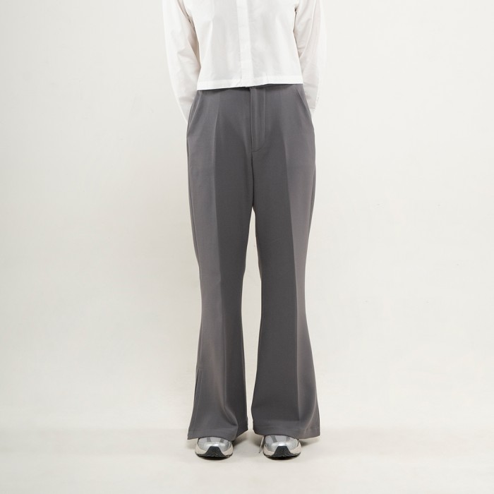 Bellbottom Trousers in Grey