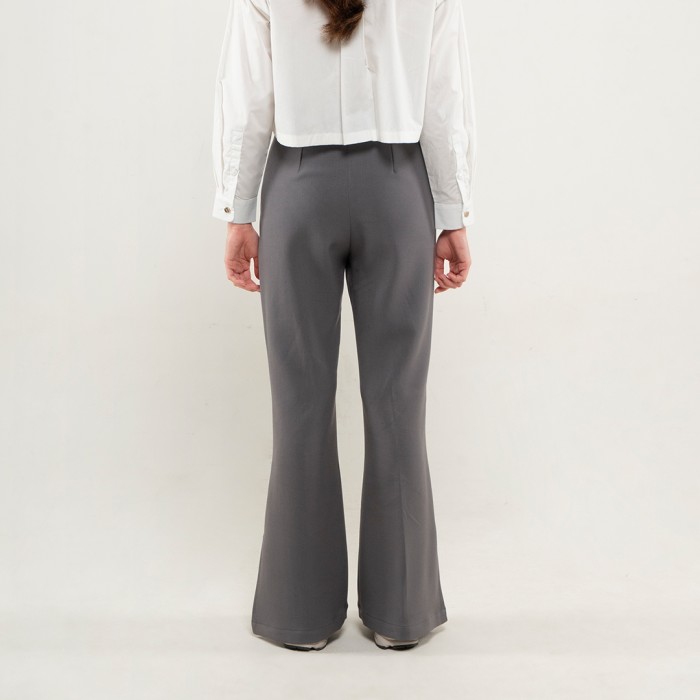 Bellbottom Trousers in Grey