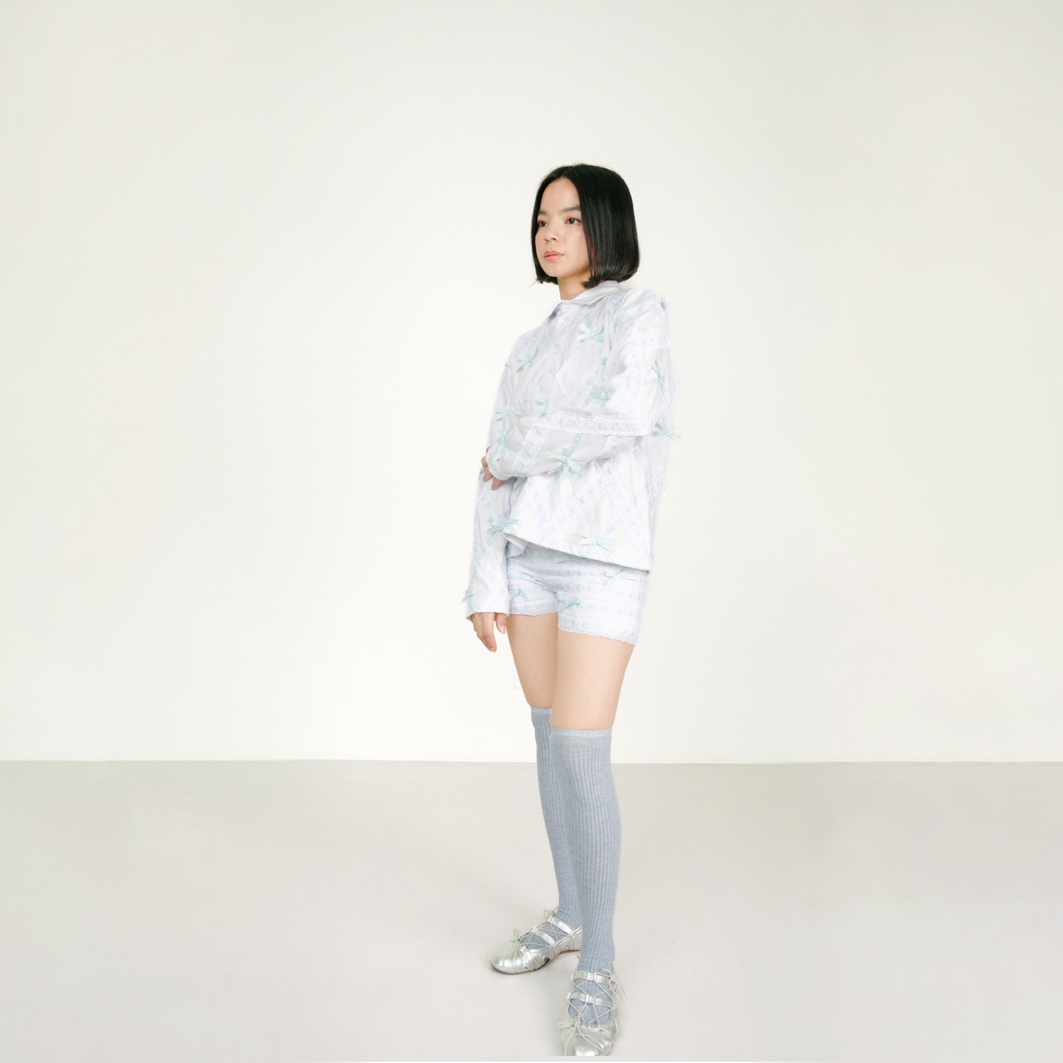 Argyle Broderie Polo Shirt