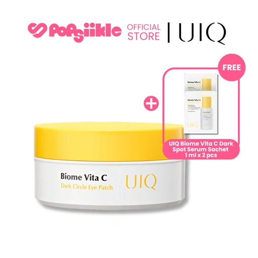 Image of UIQ Biome Vita C Dark Circle Eyepatch 60ea แผ่นเจลแปะใต้ตา UIQ 60 ชิ้น