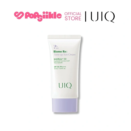 Image of UIQ Biome Re. Tone-up Sun Cream SPF50+ PA++++ 50ml ครีมกันแดดโทนอัพ (RIIZE Sun Cream)