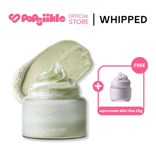 Image of WHIPPED Vegan Pack Cleanser Jar 80g ครีมล้างหน้า + Jojovender Mini Size 25g (ICE CREAM CLEANSER/ WHIPPED CREAM CLEANSER)