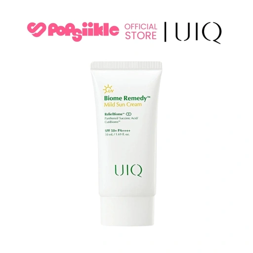 Image of UIQ Biome Re. Mild Sun Cream SPF50+ PA++++ 50ml ครีมกันแดดเนื้อบางเบา (RIIZE Sun Cream)
