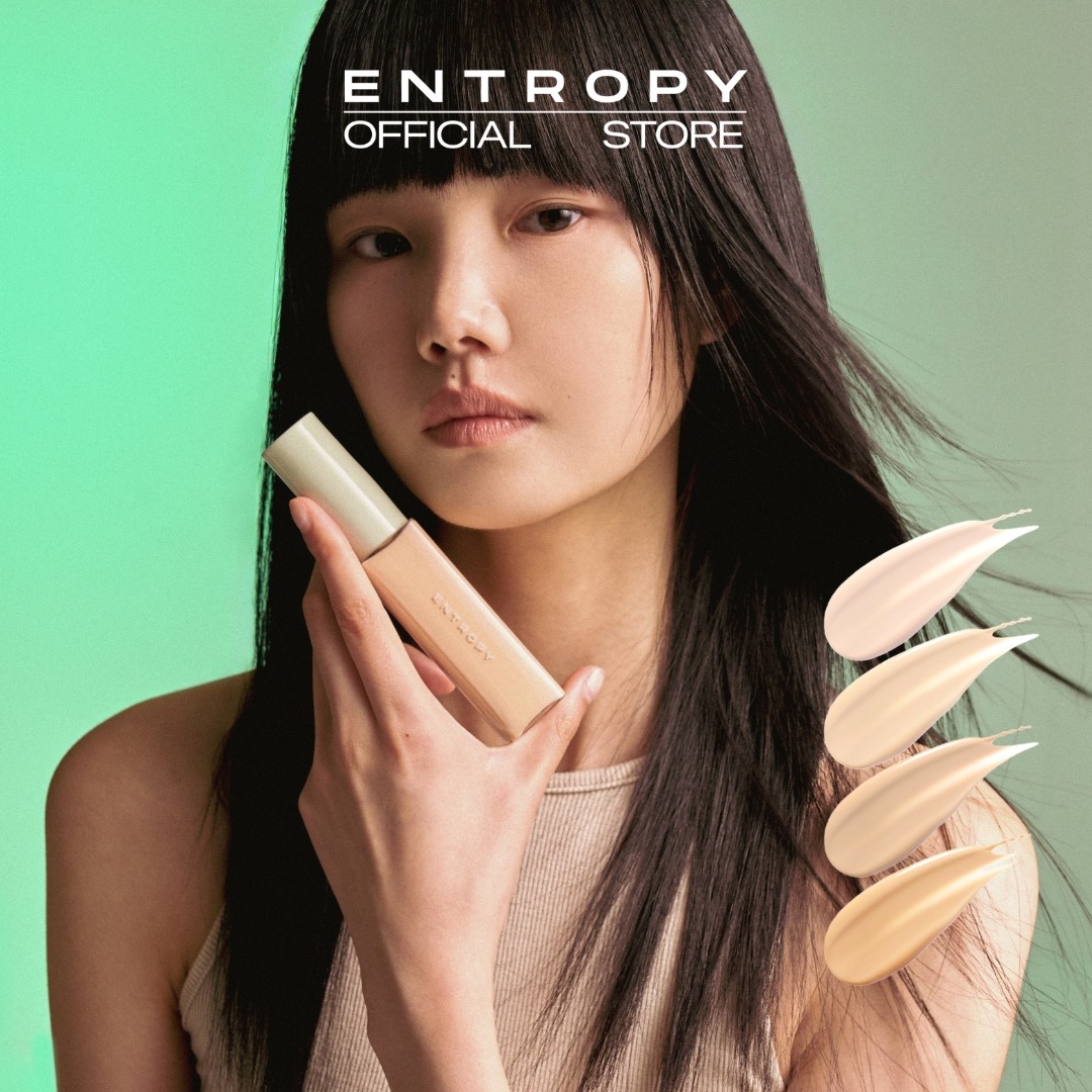 ENTROPY Organza Fit Spatula Foundation รองพื้นเนื้อบางหัวสปาตูล่า