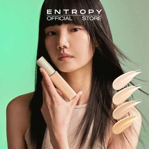 Image of ENTROPY Organza Fit Spatula Foundation รองพื้นเนื้อบางหัวสปาตูล่า