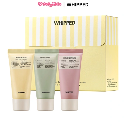 Image of Whipped Vegan Pack Cleanser Best Trio Set 25g 3ea