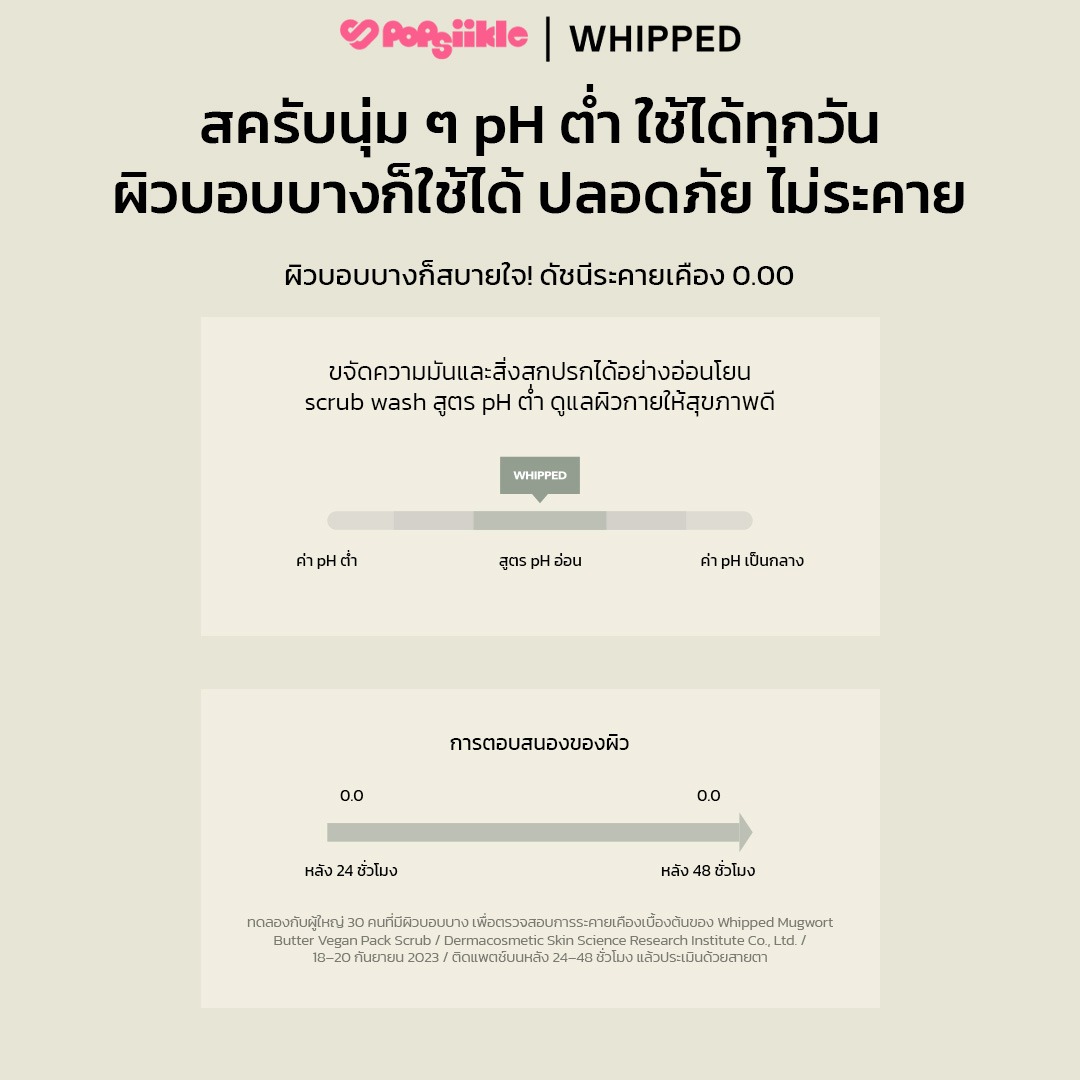 WHIPPED Vegan Pack Scrub 210g บอดี้สครับ เนื้อเจลาโต้