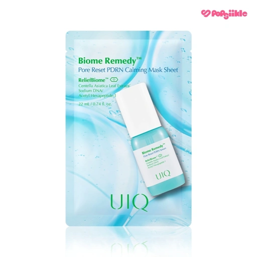 Image of UIQ Biome Re. Pore Reset PDRN Calming Sheet Mask แผ่นมาสก์หน้า
