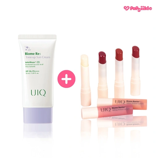 Image of UIQ Daily Makeup Duo เซ็ตกันแดด + ลิปบาล์ม 1 ชิ้น (เลือก 1 สีจาก 4 สี)