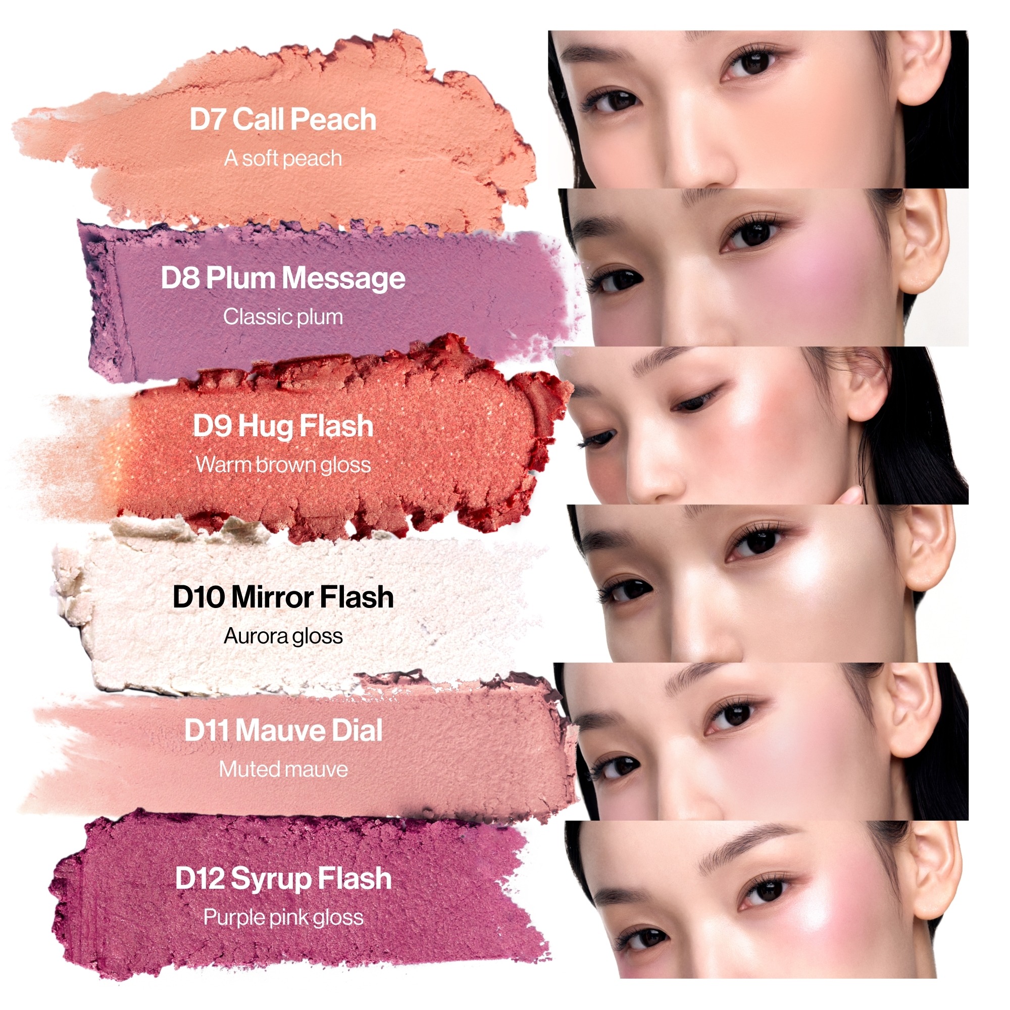 ENTROPY Slide-Up Dough Cheek Blush บลัชออนเนื้อเจลลี่ สไลด์อัพ มีกระจก 12 สี