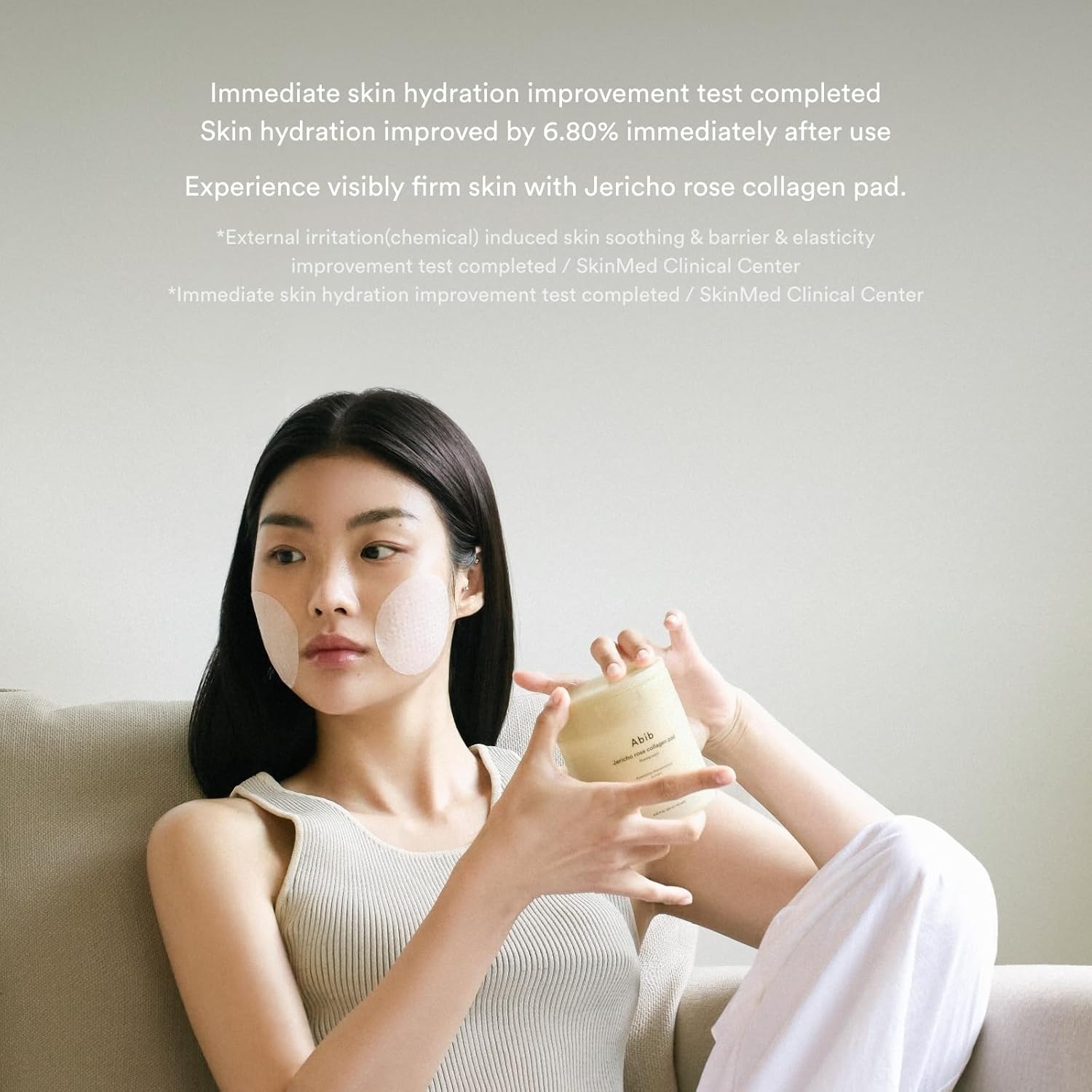 ABIB Jericho Rose Collagen Pad Firming Touch แพดคอลลาเจน เปปไทด์ ผิวชุ่มชื้น เรียบเนียน สกินแคร์เกาหลี