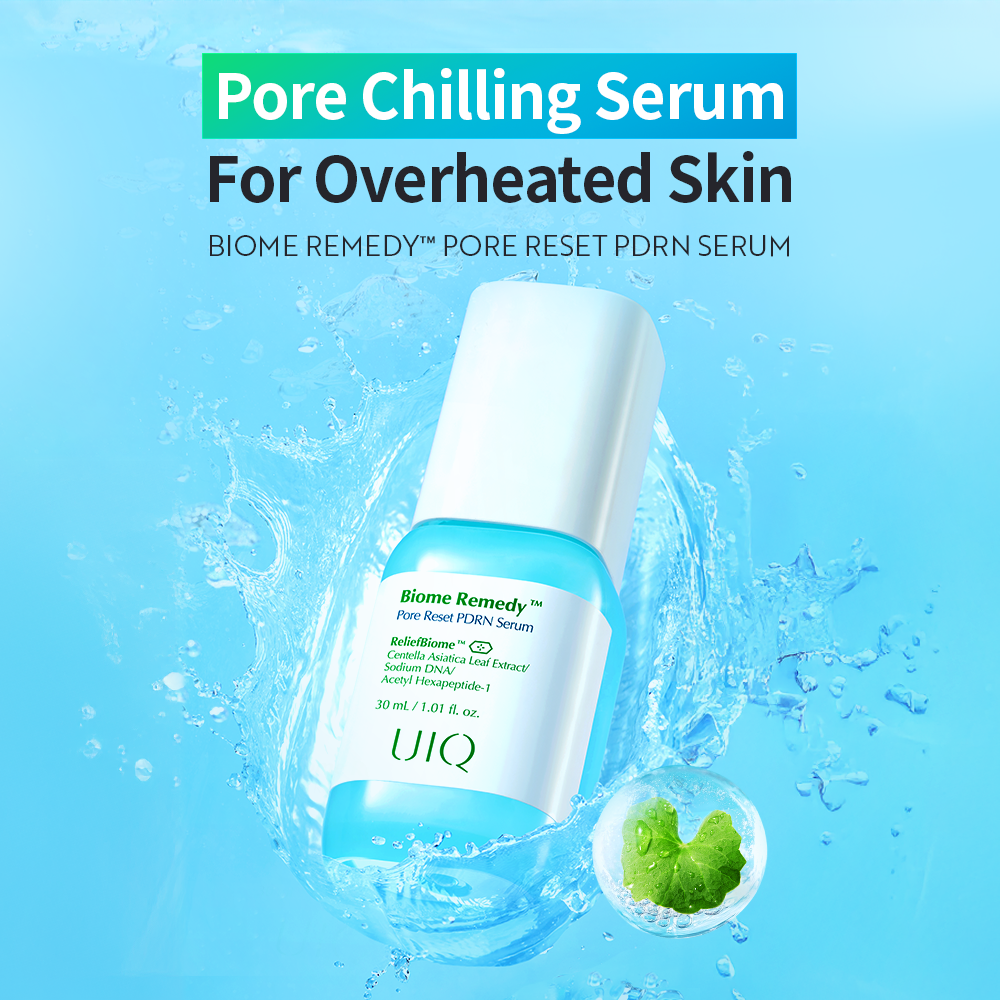 UIQ Biome Re. Pore Reset PDRN Serum เซรั่ม PDRN ดูแลรูขุมขน ควบคุมความมัน ผิวเรียบเนียน สกินแคร์เกาหลี