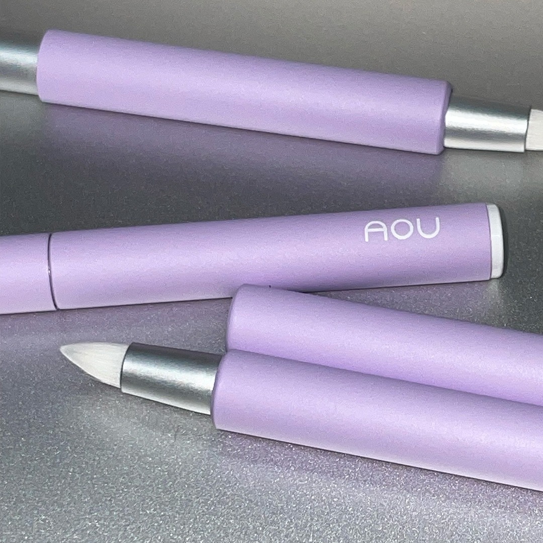 AOU Pencil Brush แปรงดินสอ แปรงทาลิป แปรงแต่งหน้า หัวแปรงแหลม ขอบปากคมชัด