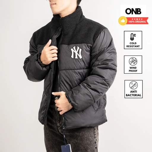 Image of Jaket musim dingin pria jaket salju pria MLB NY