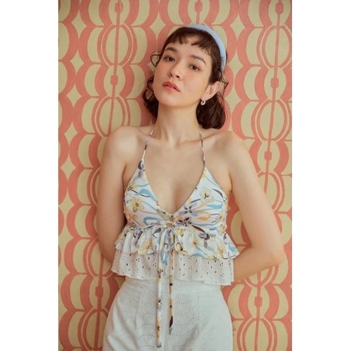 Image of Sweetpea Tank top เสื้อคล้องคอระบาย