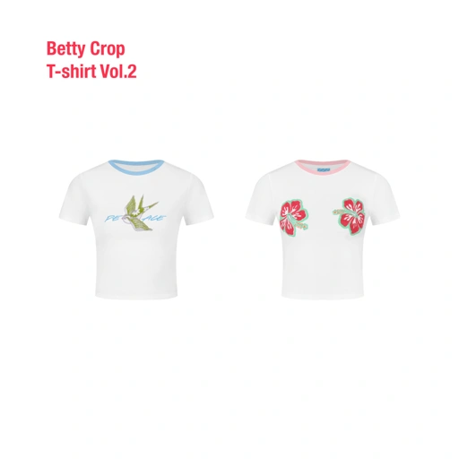 Image of WildBlueYonder  -Betty Crop T-Shirt Vol.2 เสื้อยืดปักลาย