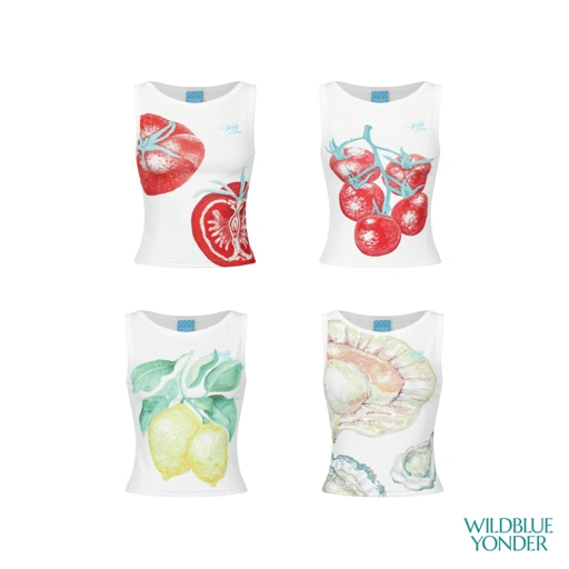 Image of WILDBLUEYONDER  - JUICY TANK TOP เสื้อกล้ามพิมพ์ลาย