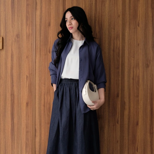Image of Flowing Shirt Plain