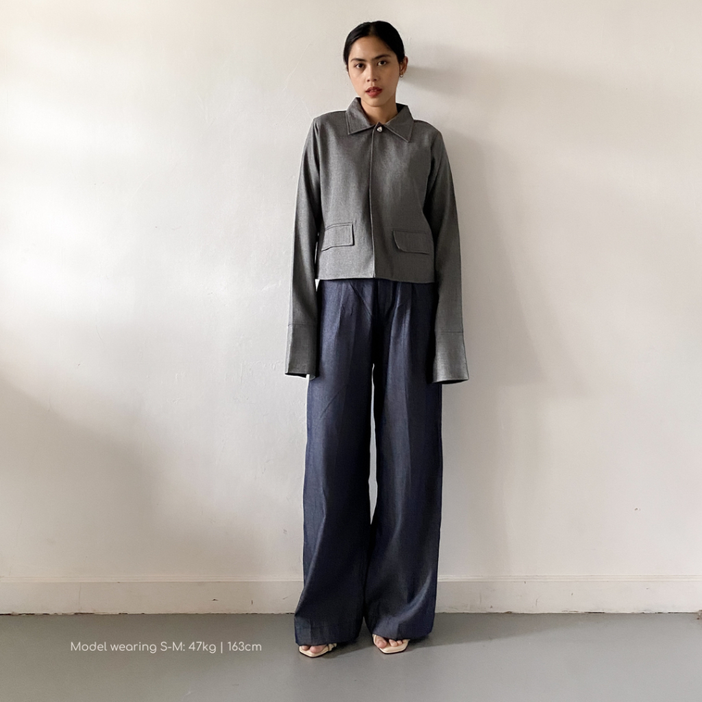 TO.KART Alma Culotte Pants | All-Day Denim Collection 