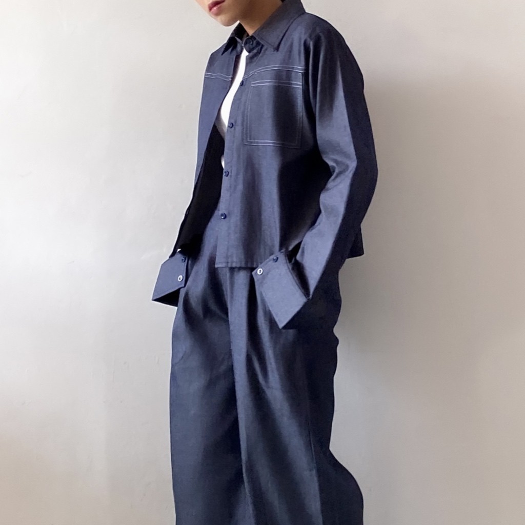 TO.KART Abby Denim Shirt | All-Day Denim Collection