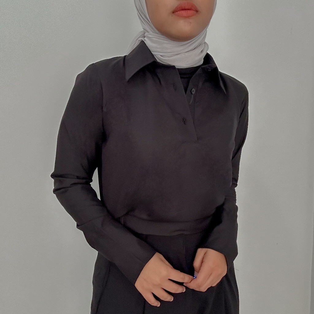TO.KART LILA CROP SHIRT