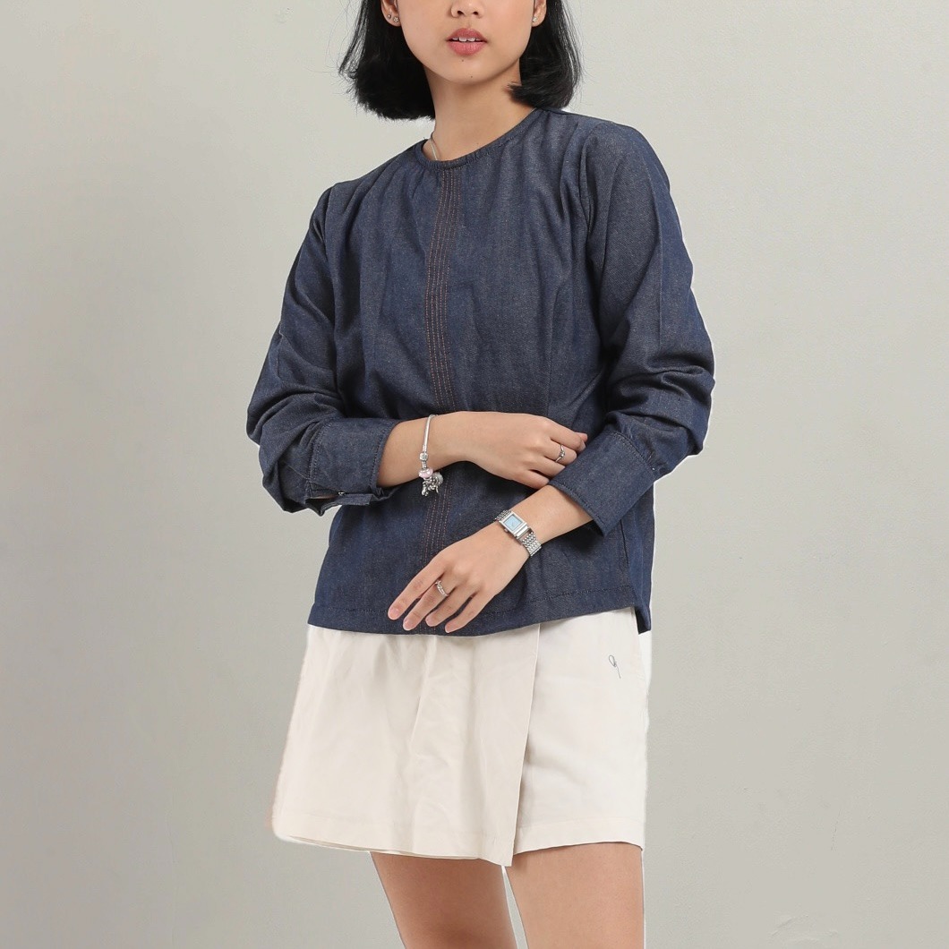 TO.KART Seima Top | All-Day Denim Collection