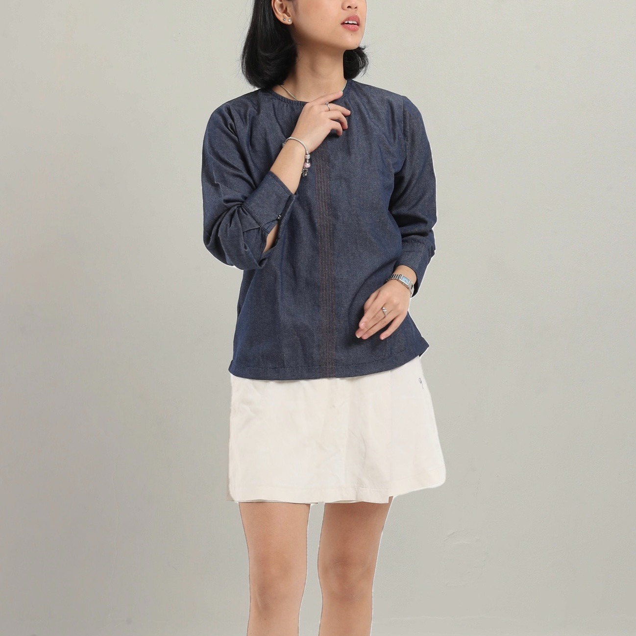 TO.KART Seima Top | All-Day Denim Collection