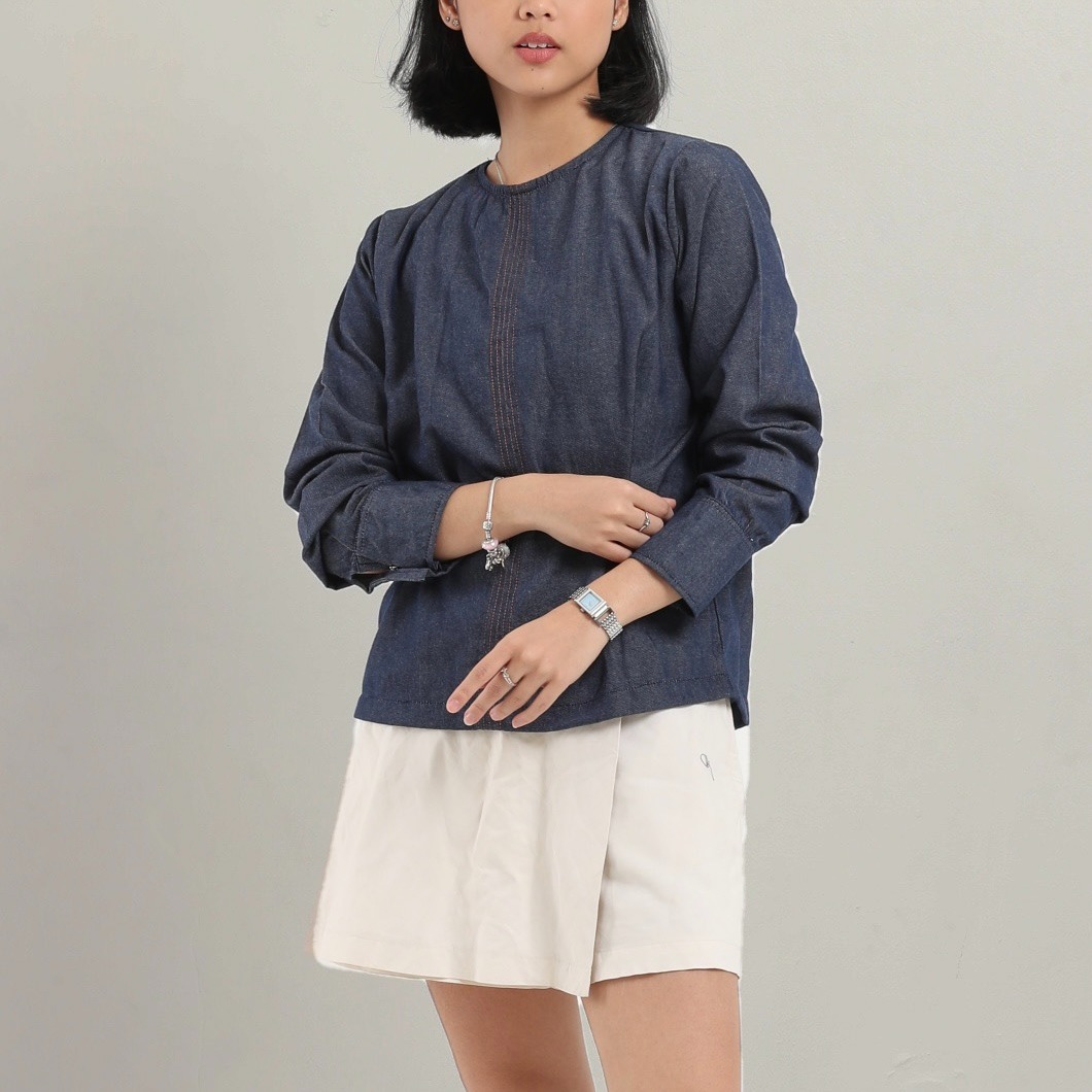 TO.KART Seima Top | All-Day Denim Collection