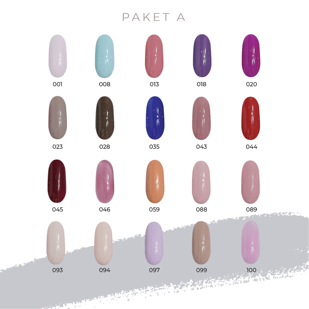 SPACE GEL - Box Package Gel Polish 30 pcs (Paket A, B, & C)