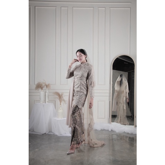 amrthelabel / zahara set / nude cream