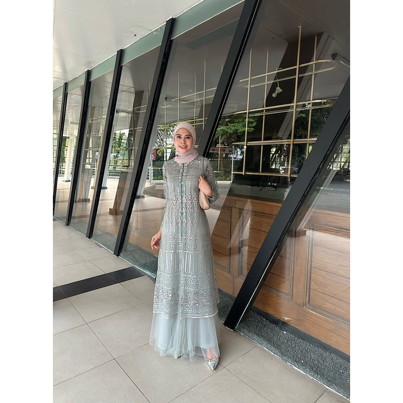 amrthelabel / camellina hijab / sage